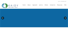 Tablet Screenshot of kaidy.co.uk